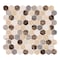 Andova Tiles SAMPLE Amarillo 125 x 125 Natural Stone Honeycomb Mosaic Wall  Floor Tile SAM-ANDAMA101 - alternate 1